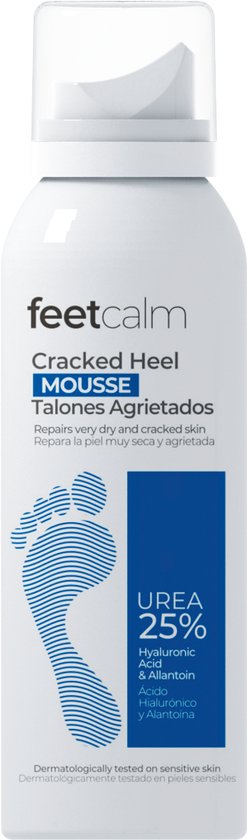 Feet calm erstellende mousse 25% ureum (125 ml) mousse pour talons crevasse 25% urée