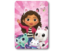 Gabby's Dollhouse Fleecedeken - Roze - 140 x 100 cm