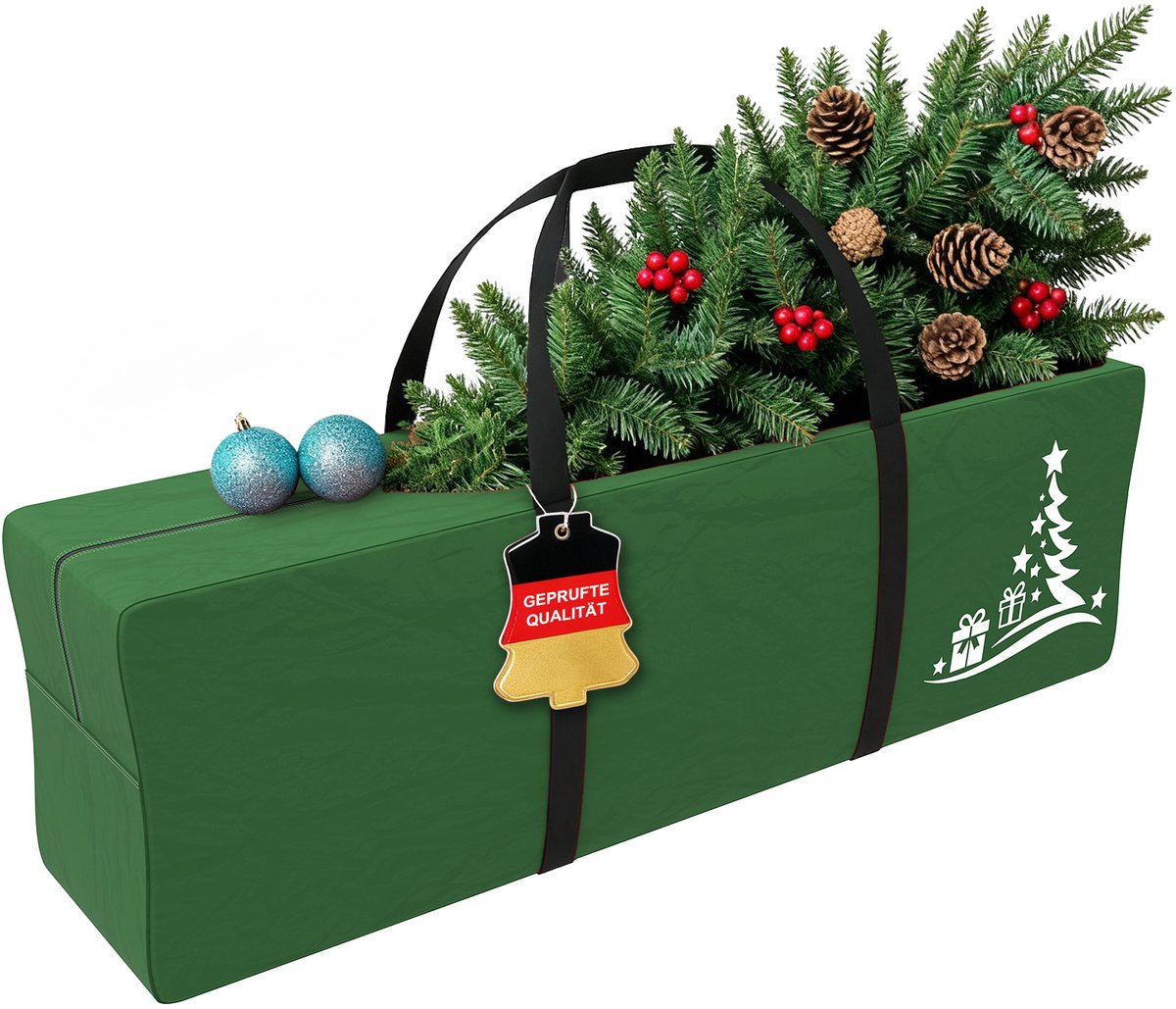 Soontrans Kerstboom Opbergtas, Herbruikbaar, Dennenboomtas, Duurzaam 600D Oxford-Materiaal, Waterdichte Opbergtas Voor Dennenbomen, Voor Kunstmatige Kerstbomen