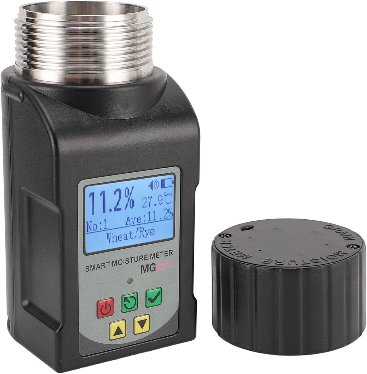 Portable LCD Display Grain Tester - Mini Cup Grain Humidity Meter - Coffee - Cocoa - Rice - Wheat - 25 Kinds - Vochtigheidstest