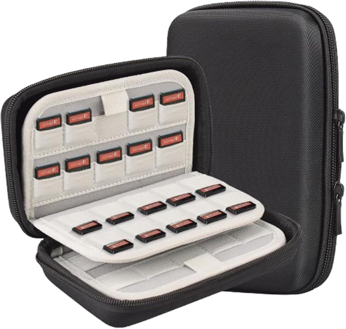 Opbergdoos Game Cards en SD-kaarten voor Nintendo Switch, Draagbare Harde Schaal Opbergdoos voor Games.