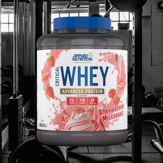 Applied Nutrition Critical Whey (2000g) Strawberry Milkshake - Eiwitten - Wei-eiwit Mix — afbeelding 3