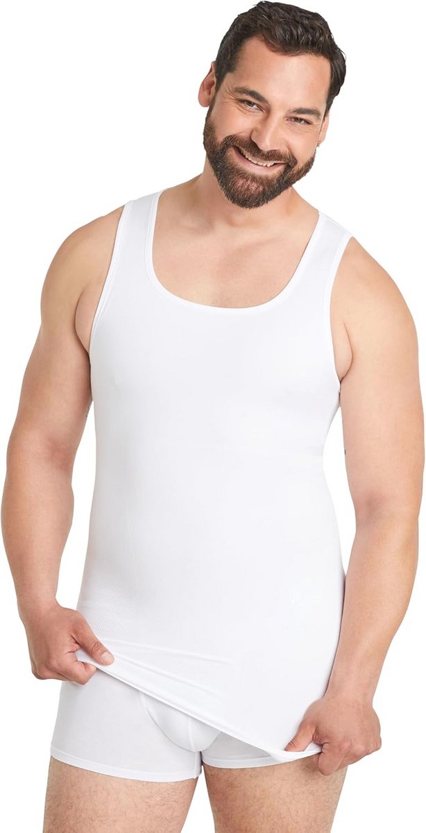 Naadloos Compressieshirt voor Heren met Buikweg-effect | Figuurvormende Shapewear Tanktop