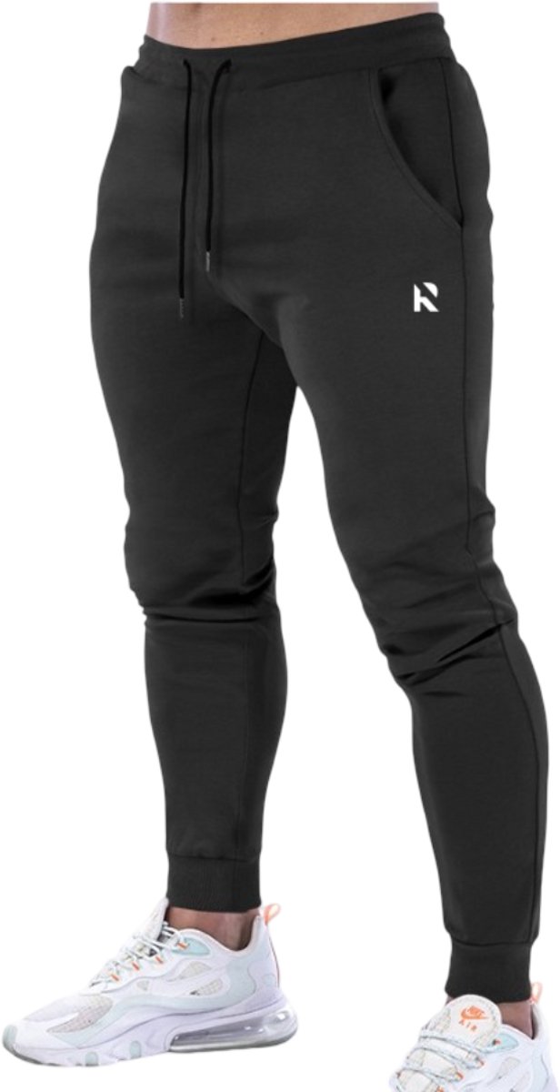 Relentless® - Trainingsbroek Heren - Joggingbroek Heren - Sportbroek Heren - Fitnessbroek - Zwart M