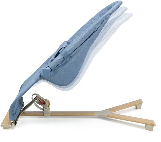 Kinderkraft MIMI Babywip- en Ligstoel - Voor Pasgeborenen tot 9 kg - 3-Positie Rugleuning, Speelboog, Lichtgewicht en Compact - Nordic Breeze van Merkloos — afbeelding 3