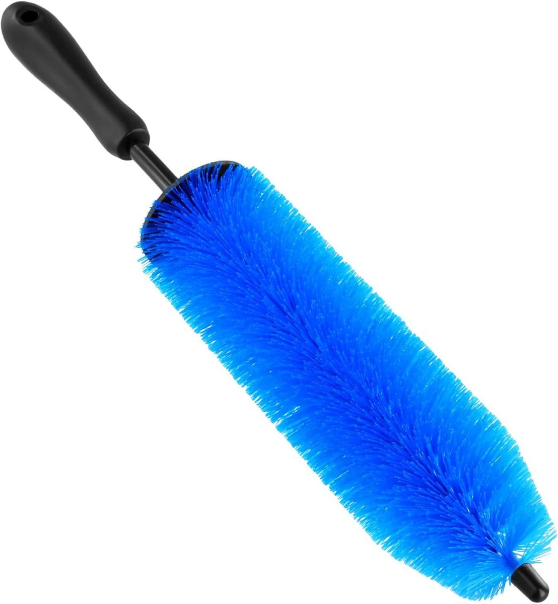 Allecta - Professionele velgenborstel voor dieptereiniging en velgen onderhoud - 44 cm - blauw - zachte borstelharen