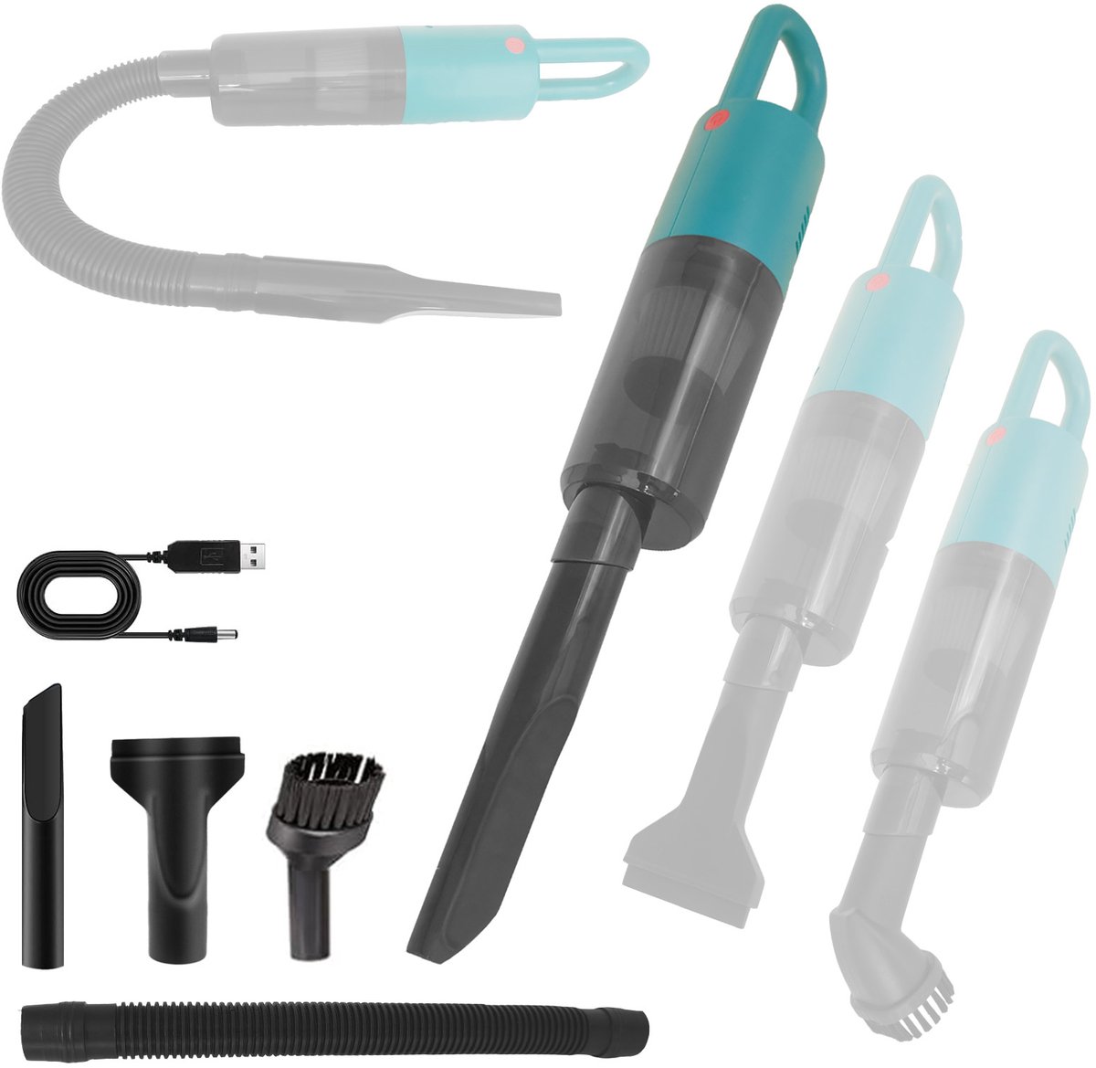 Handheld Stofzuiger Draadloos - Huisdieren Haar - Compact & - Handheld - €9,99