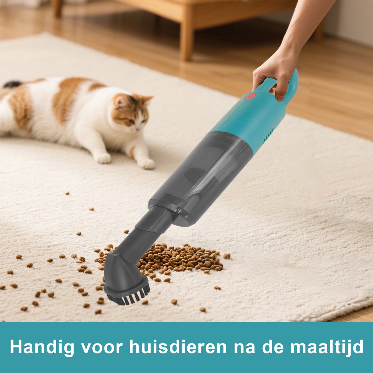 Handheld Stofzuiger Draadloos - Huisdieren Haar - Compact & - afbeelding 2