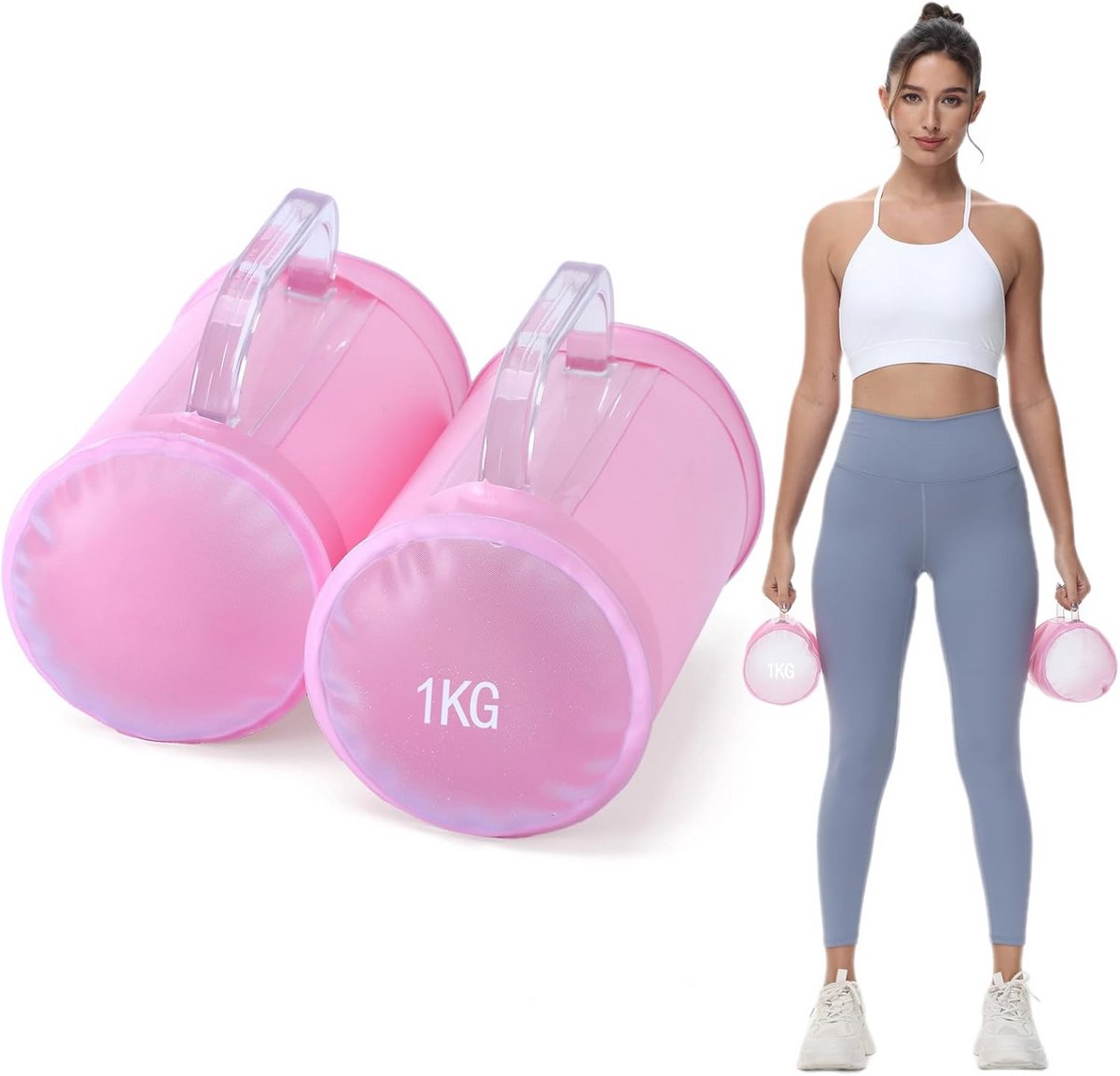 Verstelbare Watergewichten Halters (tot 14 KG) - Set voor Krachttraining en Fitness