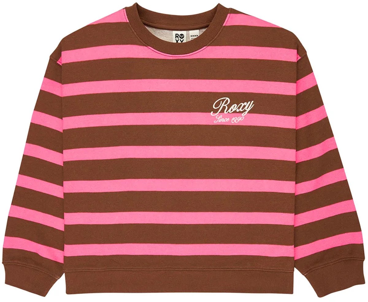 Roxy Little Things Sweatshirt 4 Years Meisjes Tiramisu Strictly Stripe