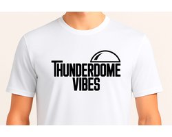 Thunderdome Vibes - T Shirt - OldSchool - GoodVibes - Gift - Cadeau - VintageStyle - RetroLife - OudeStijl - Hardcore - NoLimits - GeenGrenzen - ExtremeStijl