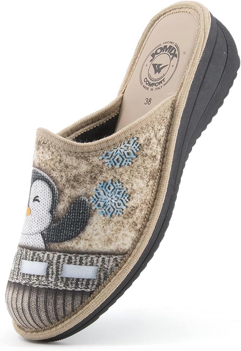 Winterpantoffels voor dames, antislip, warm en ademend, binnen en buiten