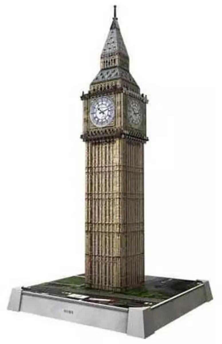 Ravensburger - Iconics: Big Ben - 3D Puzzel met Licht - 216 Stukjes