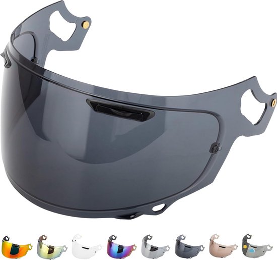 Verduisterd Helmvizier Geschikt voor Arai Helmen (Donkergrijs) - Pinlock Klaar