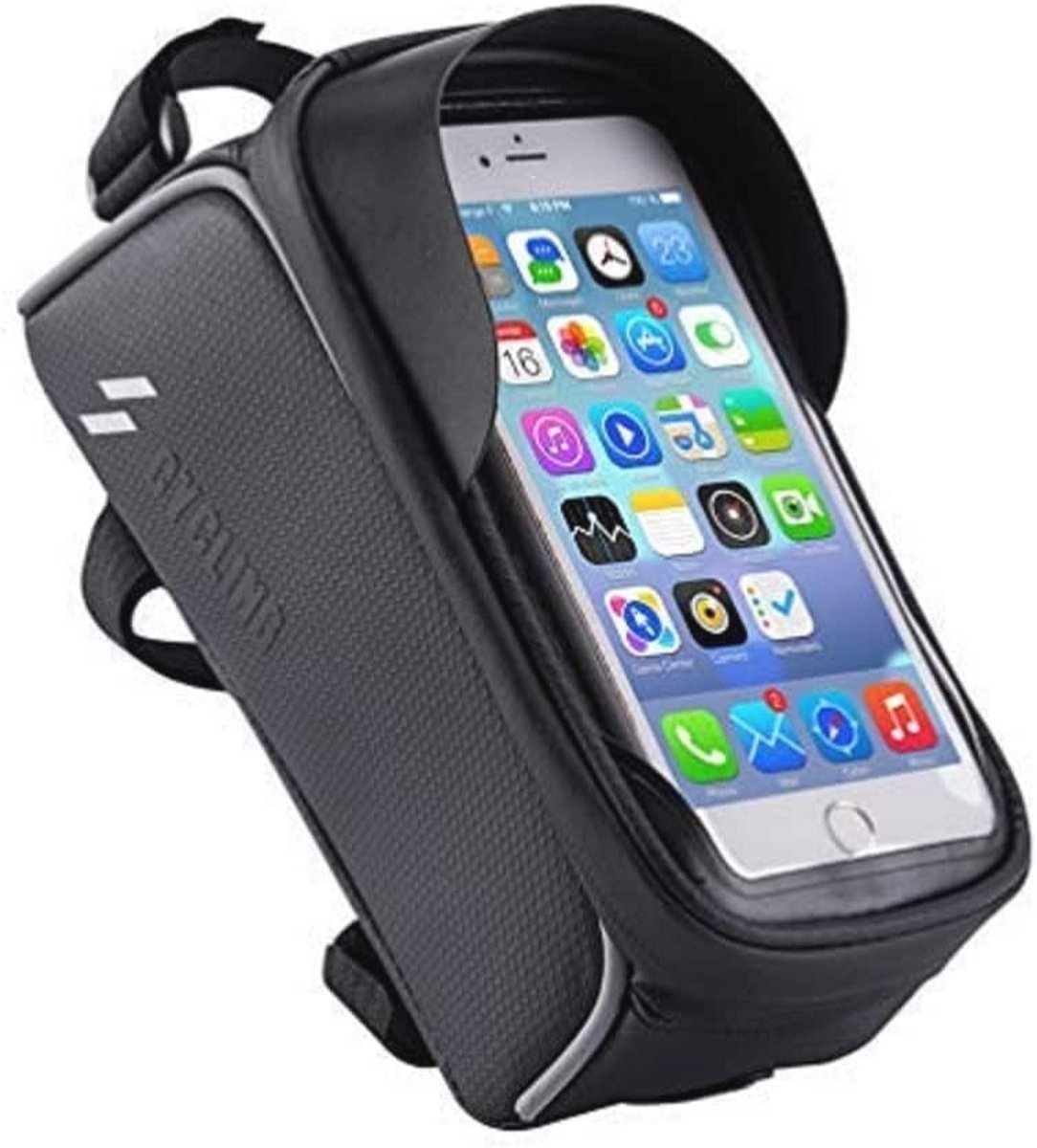 Waterdichte Fietstas met Aanraakscherm voor Fietsstuur - 6,0 inch Telefoontas met Zonneklep