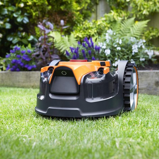 Robotgrasmaaier draadloos compact 150 m² | Obstakeldetectie, Spot Cut, instelbare maaihoogte 20-60 mm, geluidsarm