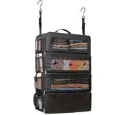 Bagage-organizer, reisbagage-organizer, hangend rek, opbergkubus, kledingkast/opvouwbare draagbare reisorganizer, geschikt voor handbagage.