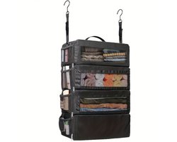 Bagage-organizer, reisbagage-organizer, hangend rek, opbergkubus, kledingkast/opvouwbare draagbare reisorganizer, geschikt voor handbagage.
