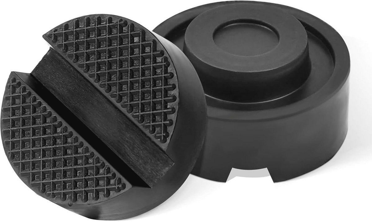 Universele Rubber Pads voor Autokrik en Hefbruggen - 2 Stuks