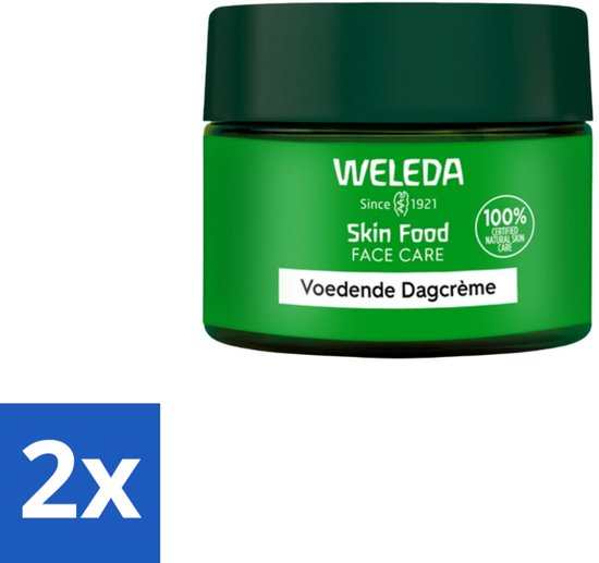 Foto: Weleda dagcr me skin food voedend 40 ml voordeelverpakking 2 stuks