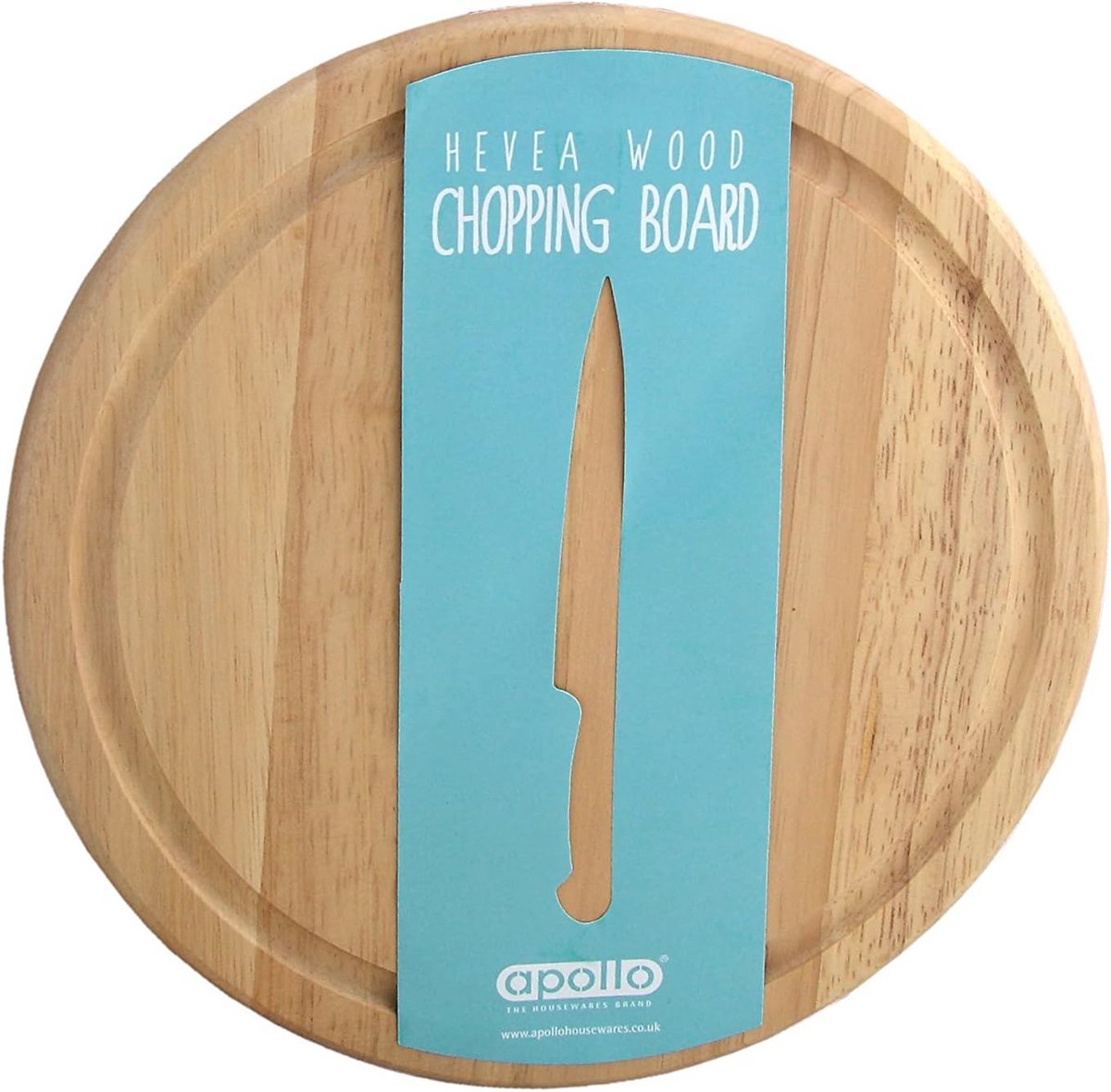 Ronde houten plank voor brood - Bruin
