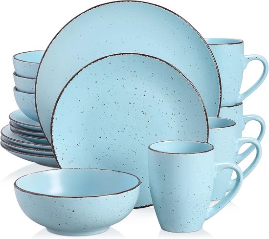 Brunner Melamine tafelservies Tulp 16-delig Brunner Melamine tafelservies Tulp 16-delig