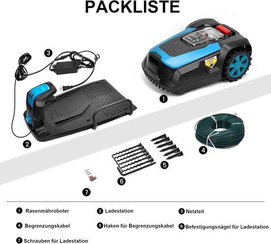 Robotmaaier 1200 m² met App - 22 cm - Industrohome — afbeelding 3