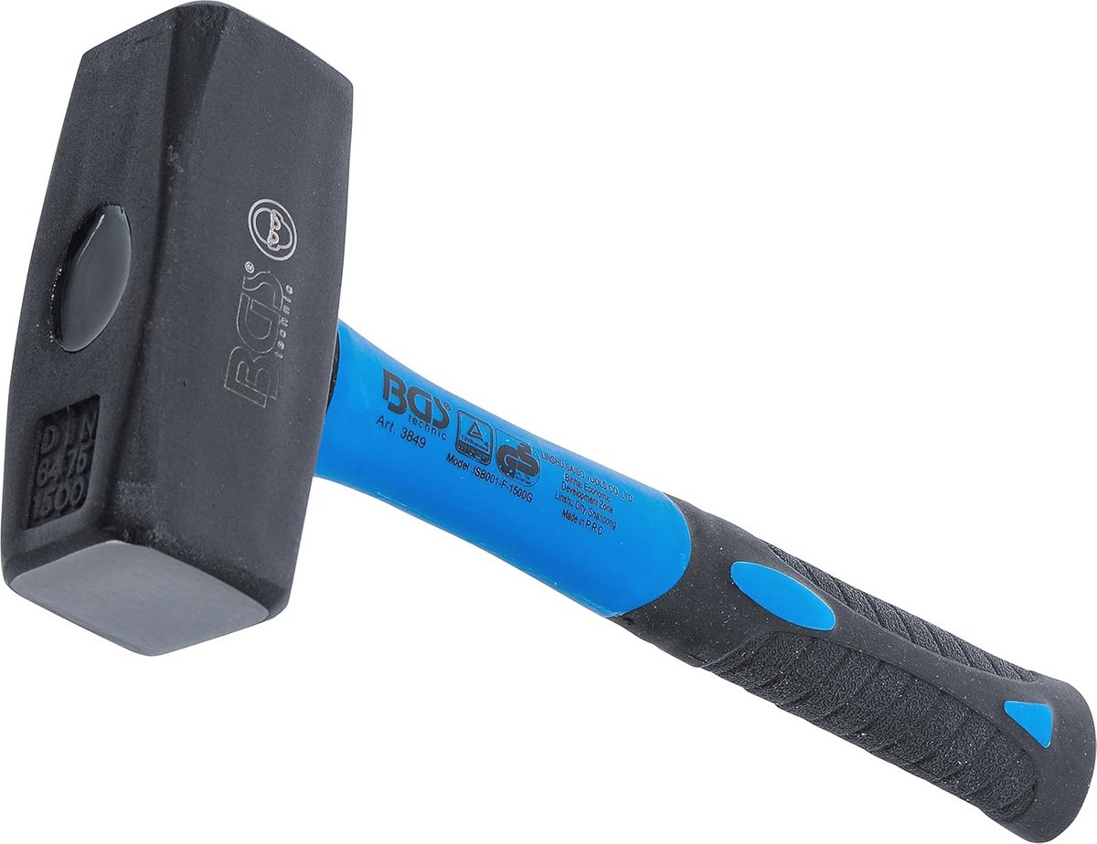 Moker met Glasfiber Steel - 1500 g - DIN 6475