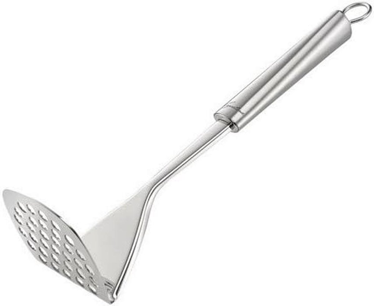 Roestvrijstalen puree-stamper met ergonomische greep
