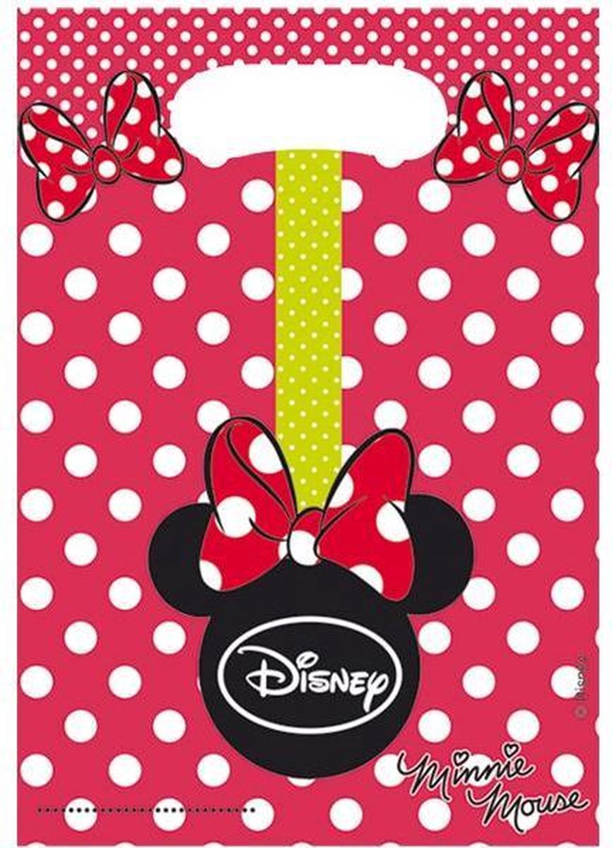 12x Disney Minnie Mouse fête à thème tropical sacs à distribuer