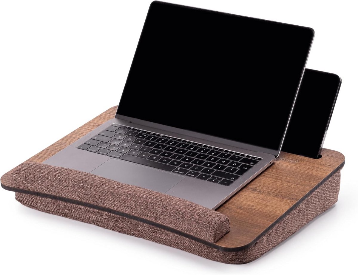 Multifunctionele Houten Laptop Tray - Ideaal voor Bed en Bank