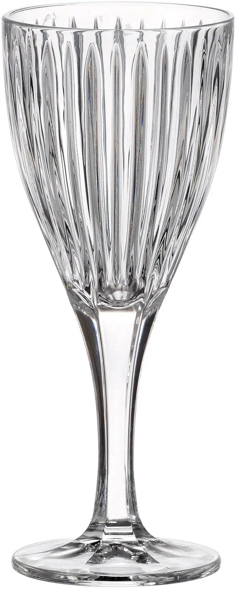 Crystal Bohemia Skyline witte wijn glazen 25 cl