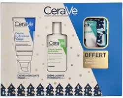 CeraVe Christmas Box Giftset 140 ml – Cream 52ml/Cleansing Cream 88ml/ Free Sock