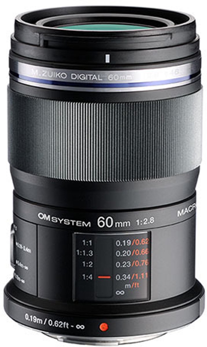 OM System 60mm F2.8 M.Zuiko Digital ED Objectief