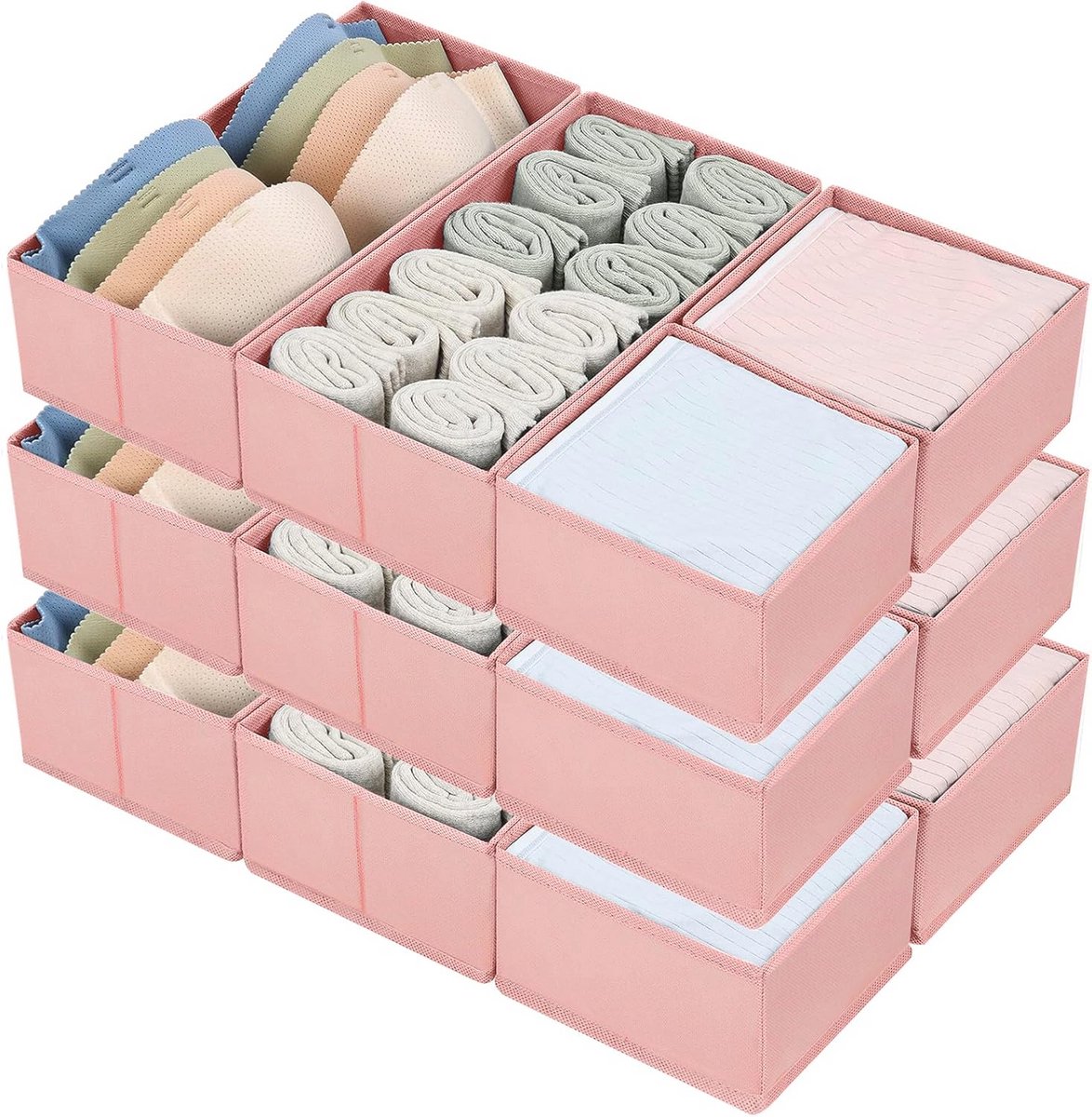 Lade Organizer Roze 12 Stuks