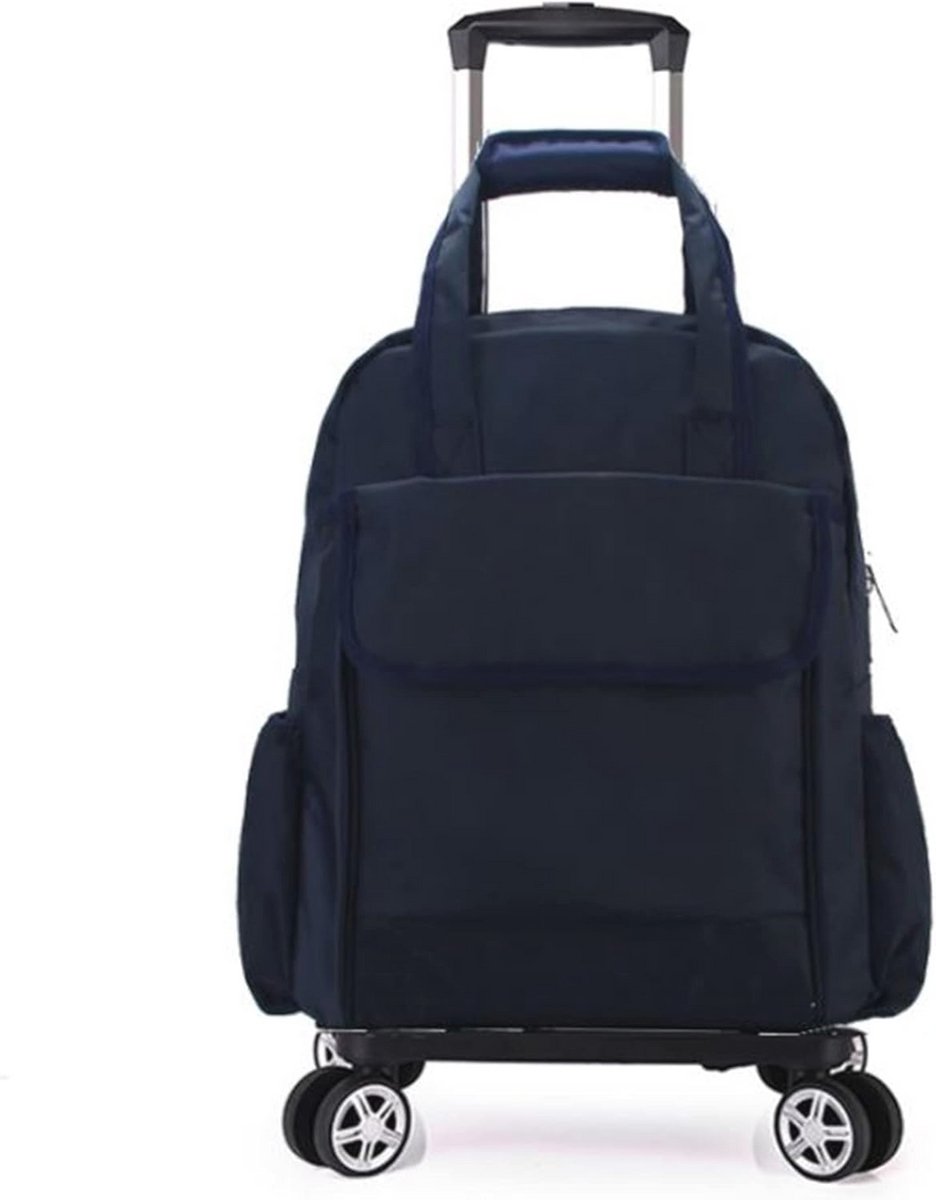 Opvouwbare Boodschappentas met 4 Wielen voor Draagbare Shopping-Reizen