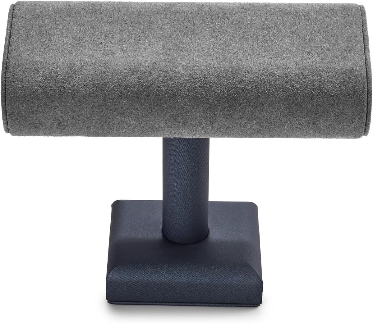 Sieradenstandaard voor Horloges en Armbanden - Donkergrijs Microvezel Leder