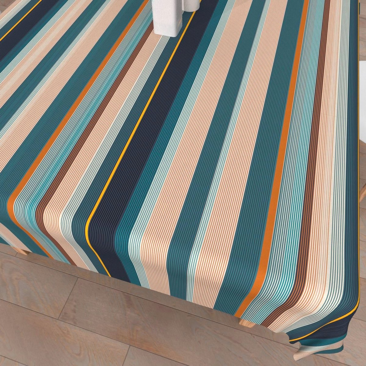 Vlekbestendig en Waterdicht Tafelkleed - Vierkant 180 x 180 cm - Blauw