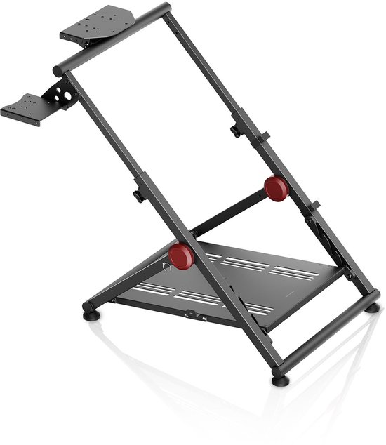 REBBLERS® SIMR 50G Wheel Stand + Gearshift Holder - Opklapbaar Racestuur Standaard - Zwart
