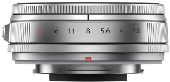 Fujifilm XF 23mm F2.8 R WR Pancake Objectief Zilver