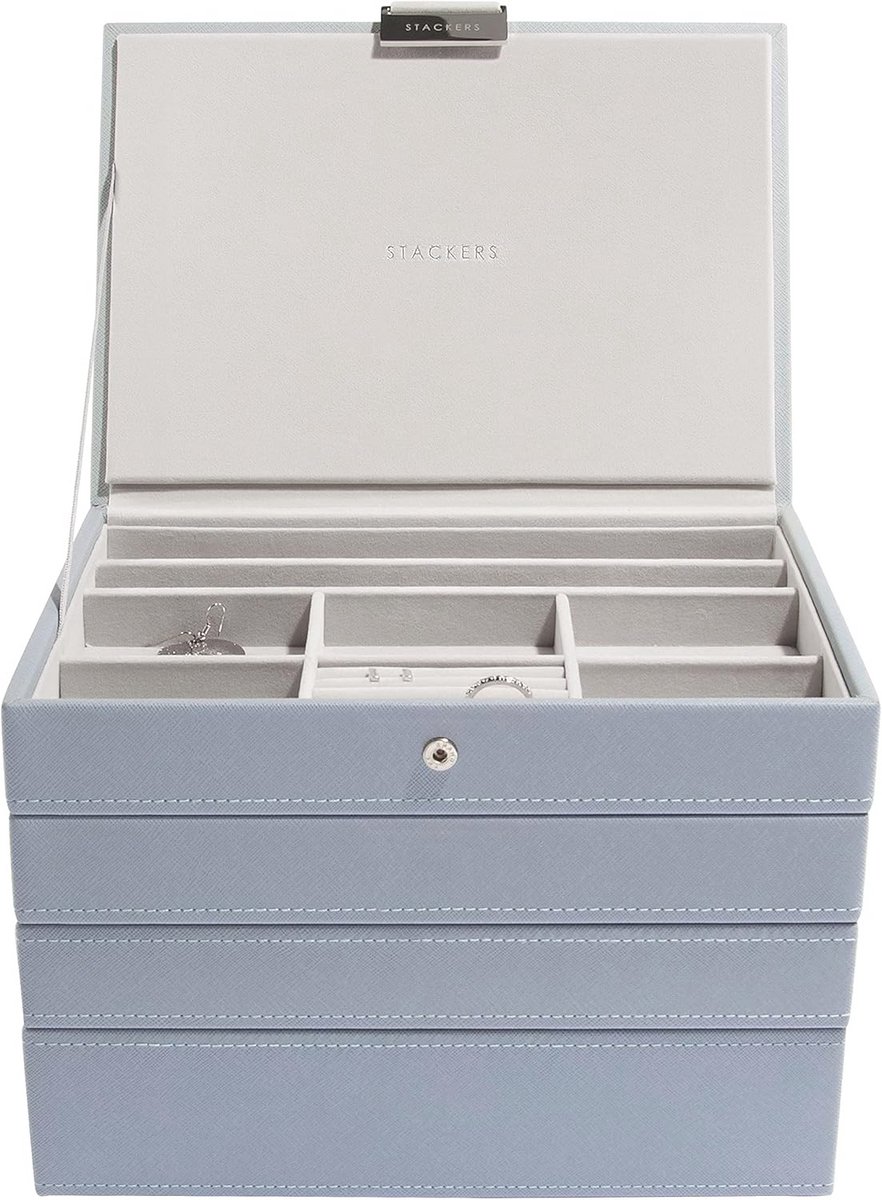 Klassieke middelgrote sieradendoos set van 4 - Perfecte organisatie voor sieraden