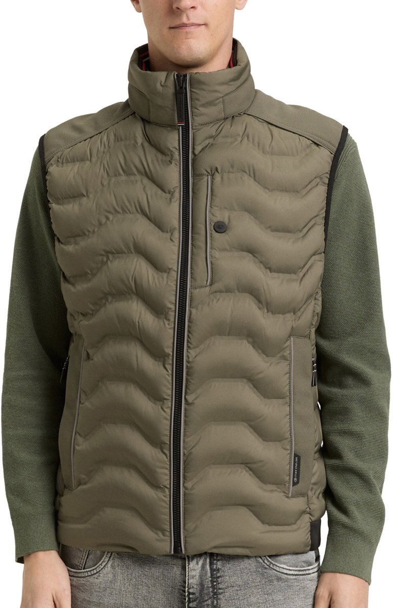 Tom Tailor Bodywarmer Heren 2XL- – Polyester 1048510 Groen