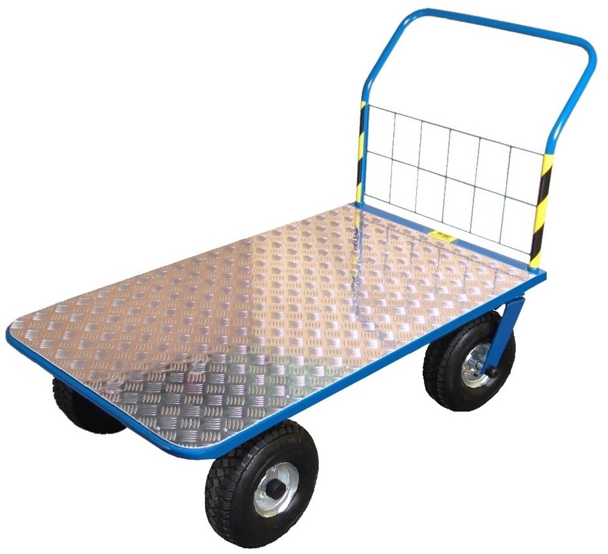 Power Tower Plateauwagen XL 1470 mm - grote luchtbanden en aluminium bodem