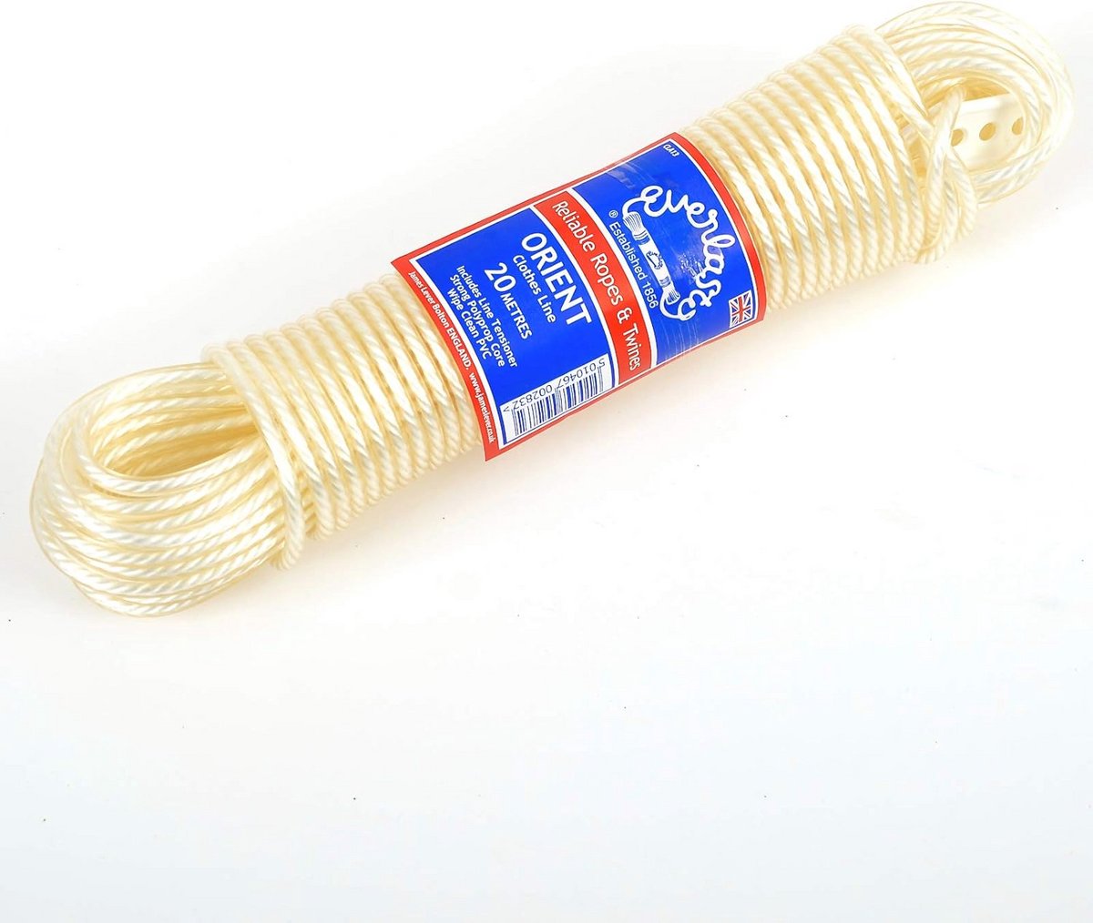 50m PVC Kleding- en Waslijn - 4.8mm Dik - Duurzaam en Sterk