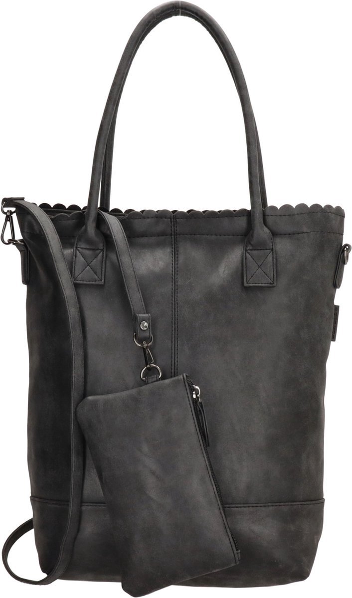 Beagles Ceclavin Shopper Hand & Schoudertas met Etui - Tote Bag - Zwart
