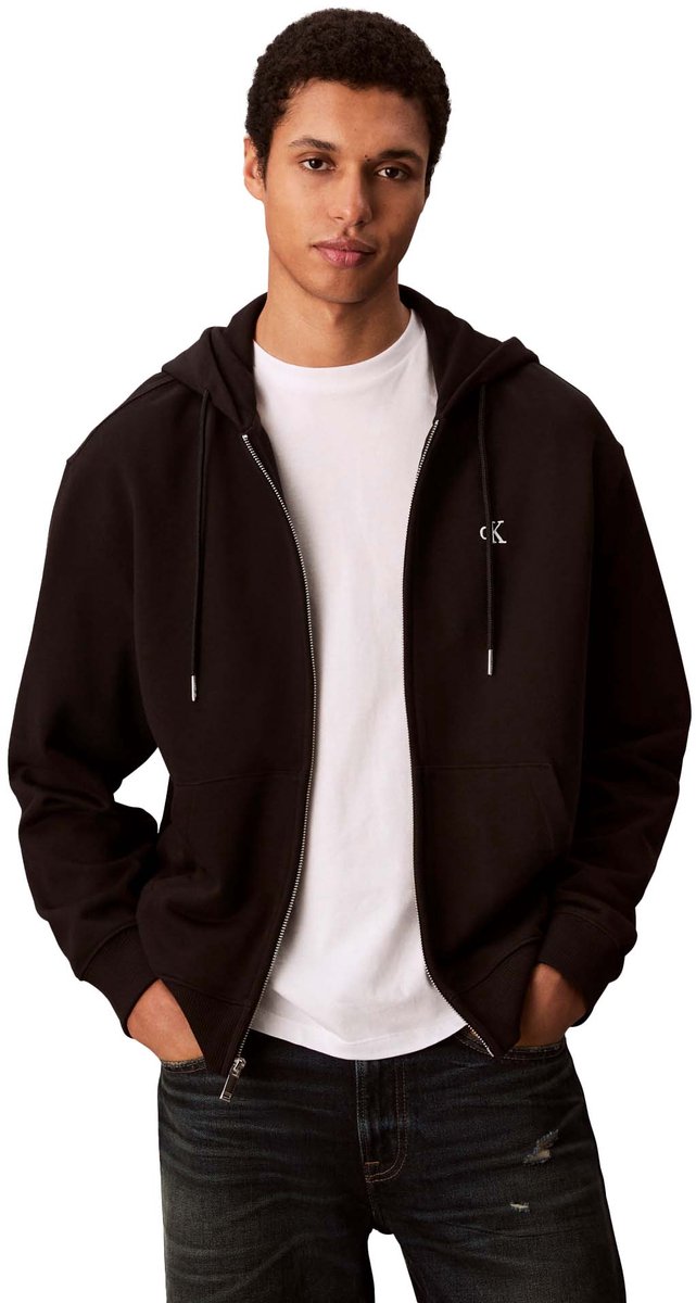 Ck Jeans Ls Eu 350Terry Monog Sweatshirt - Fashion Wear - Volwassen