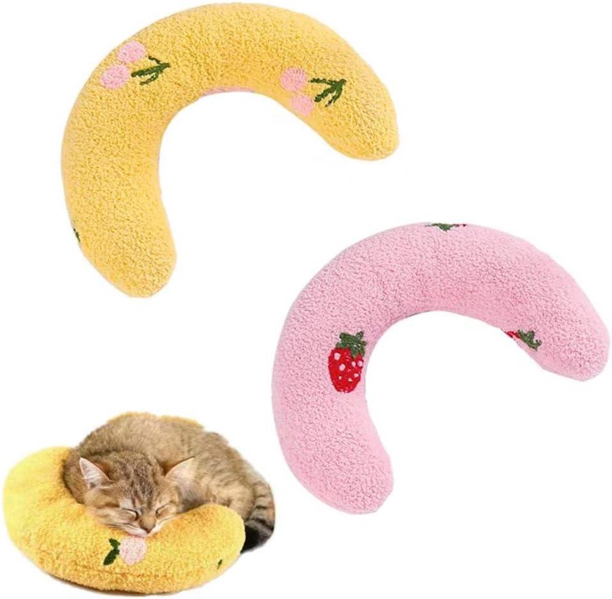 Allecta - Zacht Kattenkussen voor Binnen, Kalmerend Slaapkussen voor Katten, Verbetert de Slaapkwaliteit.