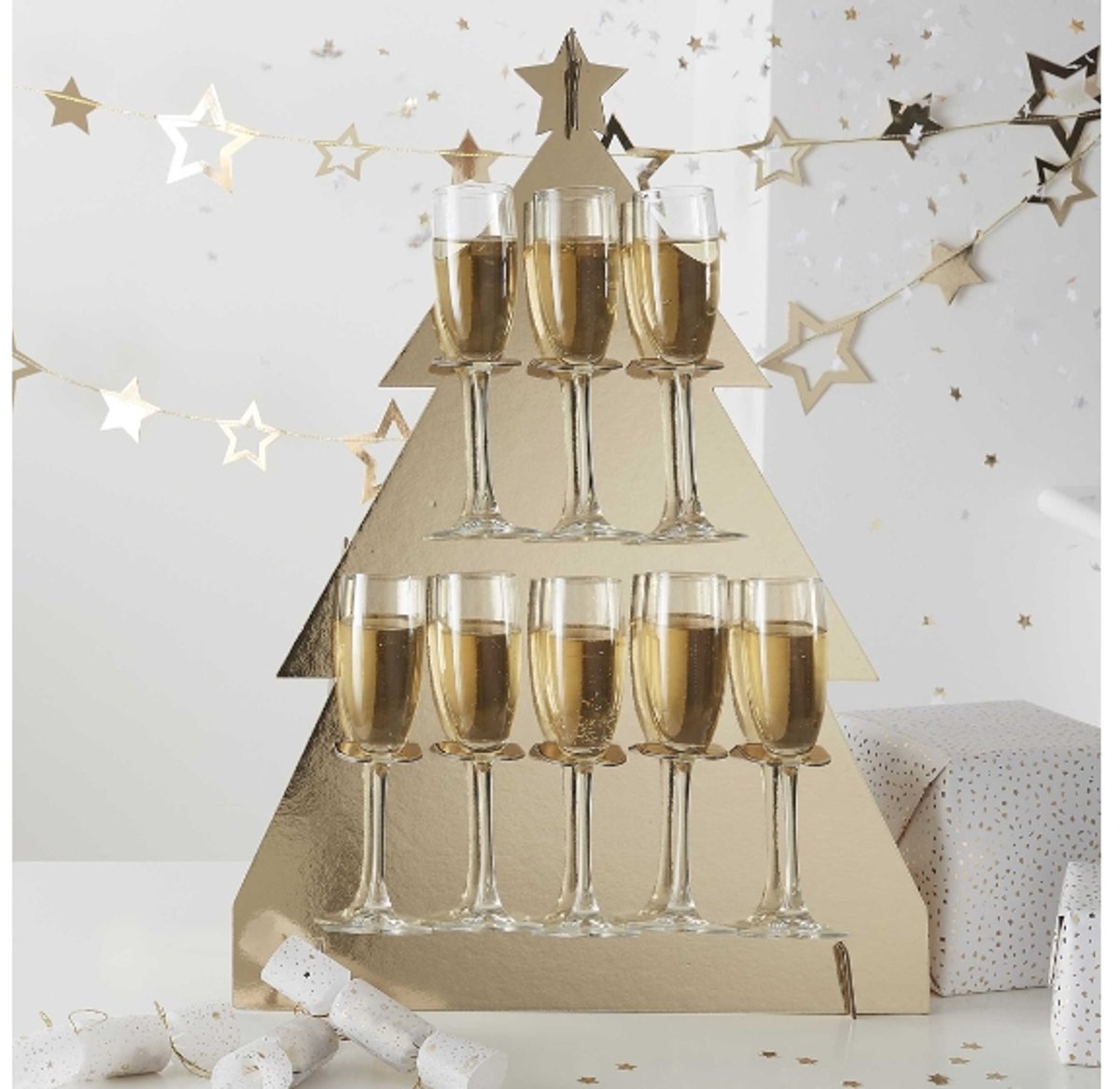 Daily Style – Kerstboom prosecco standaard ginger ray