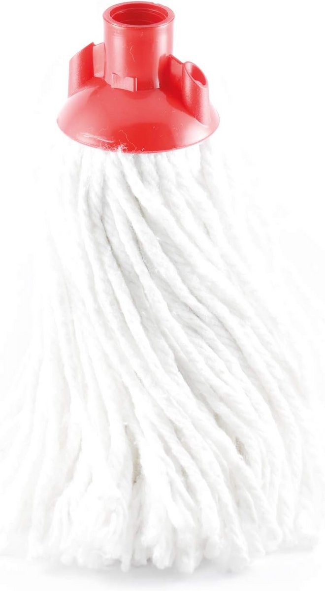 Katoenen Paard Mop - Wit, 160 g - Praktisch en Kwaliteitsvol