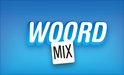 Logo "WOORD MIX" met een selecta klaverblad.